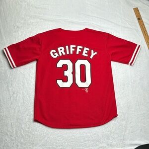Vintage Cincinnati Reds Jersey Sport medium M L MLB Baseball Ken Griffey JR Ohio
